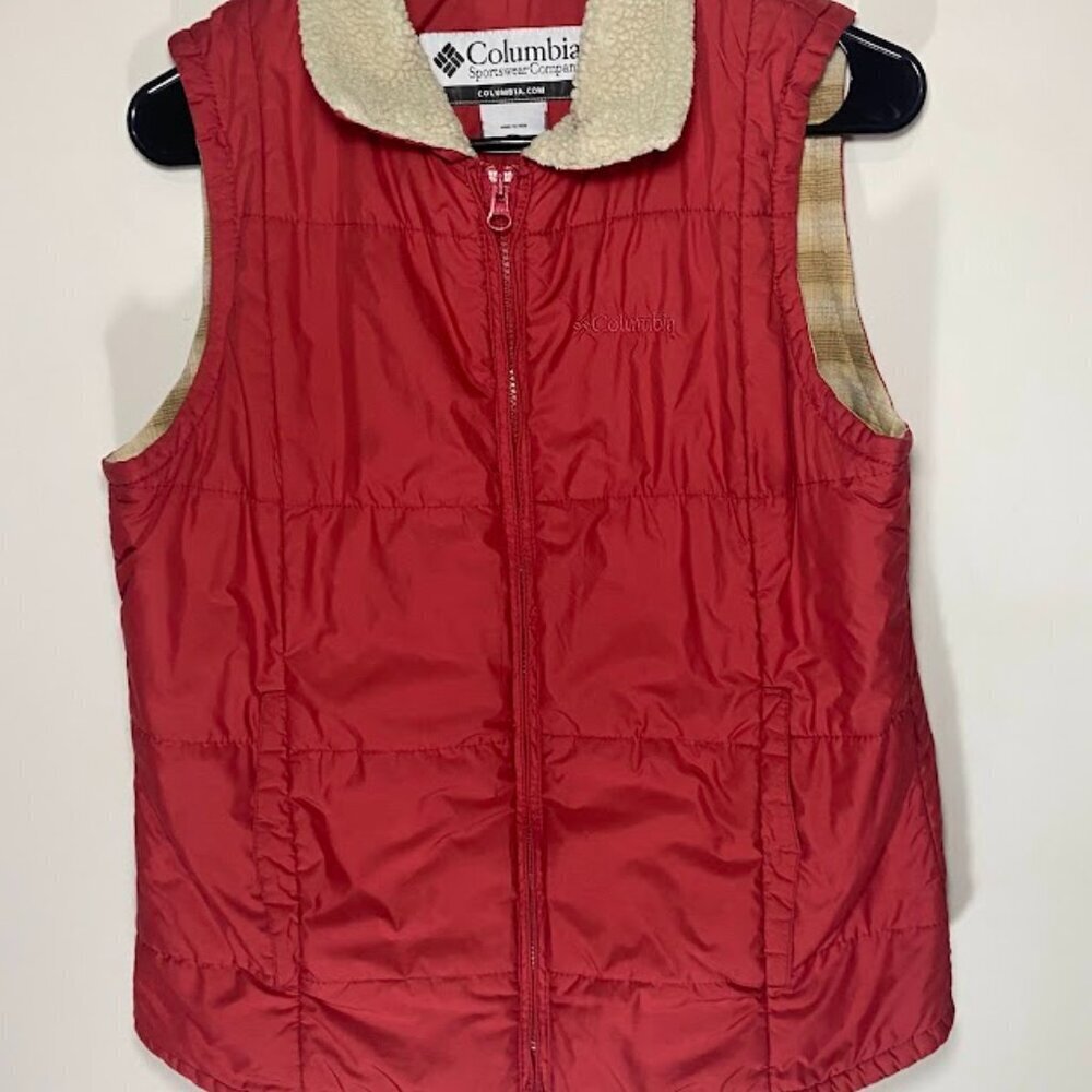 Columbia Flannel Lined Sherpa Vest